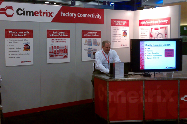 Cimetrix booth at SEMICON West 2011